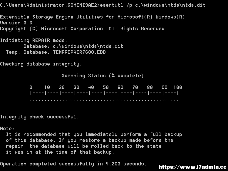关于windowsserver2012DC环境重启后蓝屏代码:0xc00002e2的问题 [db:标签] 碎碎语  第3张