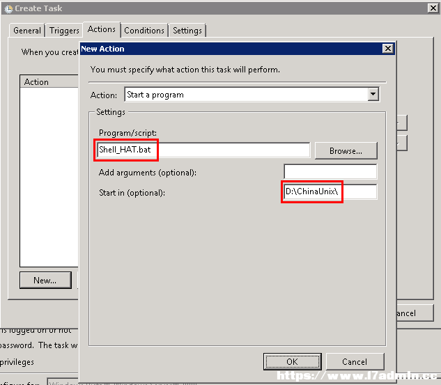 Windows 2008任务计划执行bat脚本失败返回0x1的解决方法 [db:标签] 碎碎语  第7张