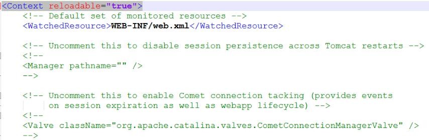 解决Tomcat在修改代码后不会自动reload的问题 [db:标签] 碎碎语  第1张