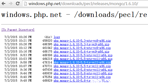 Windows服务器安装PHP MongoDB扩展的方法 [db:标签] 碎碎语  第3张