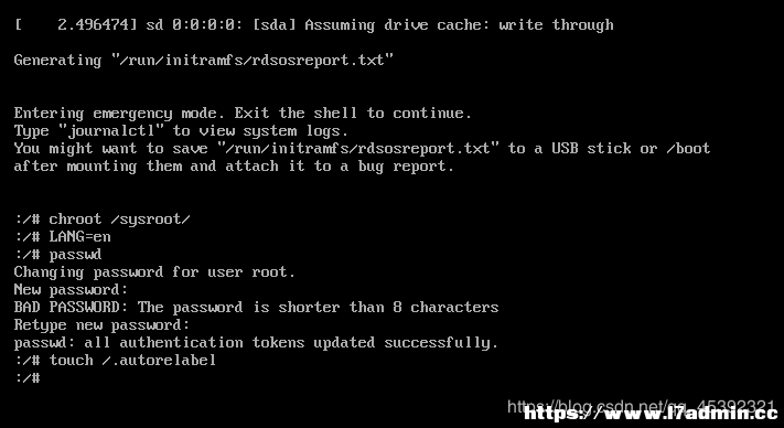 CentOS8如何快速修改root密码 [db:标签] 碎碎语  第6张