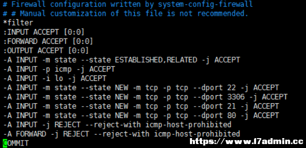 Linux配置防火墙，开启80、3306端口的方法 [db:标签] 碎碎语  第1张